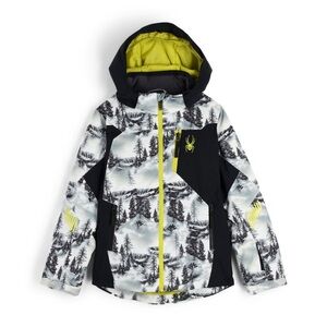 Spyder Kids' Leader Winter Jacket with Hood - Size 14